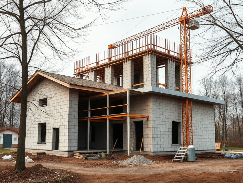 Свайно-ростверковый фундамент: экономия на земляных работах